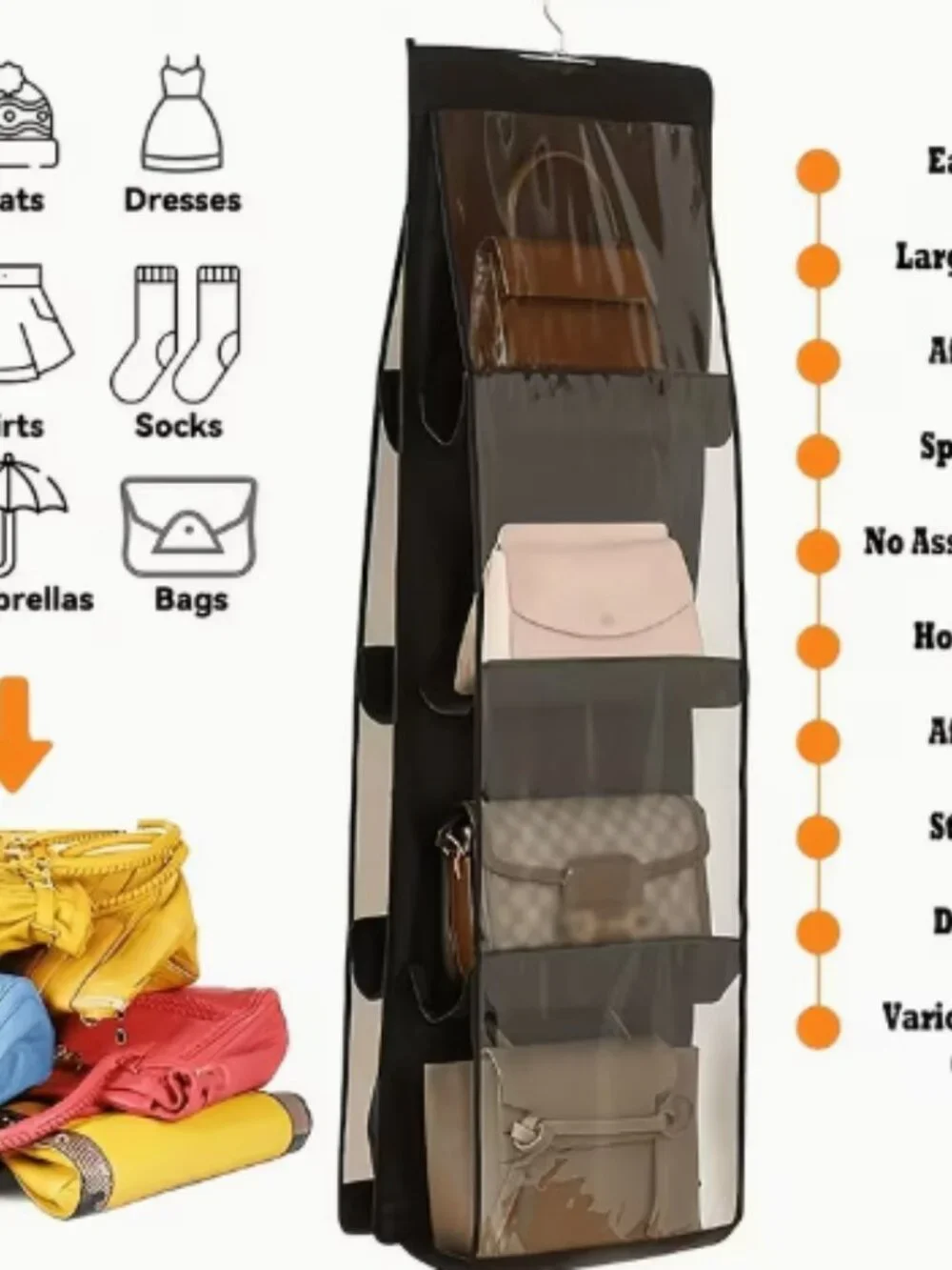 Bag and Organization Storage Unit GRAY